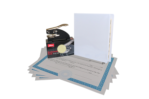 PRINTED ON VINYL WHITE BINDER